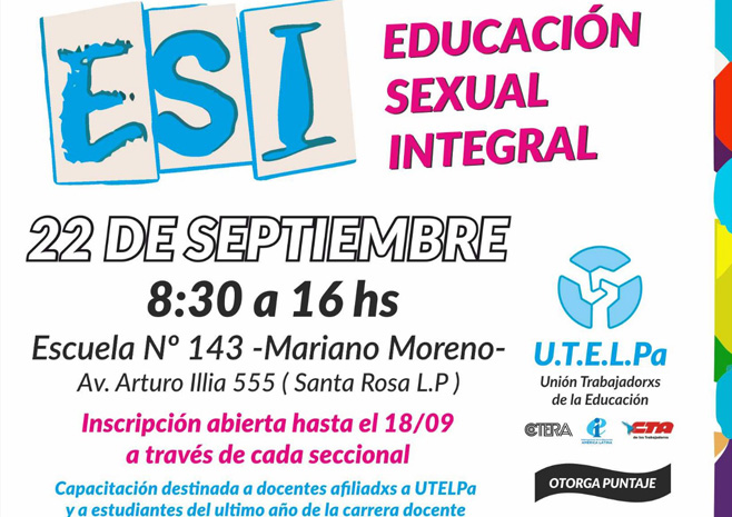 Jornada de Educación Sexual Integral con Enfoque de Género