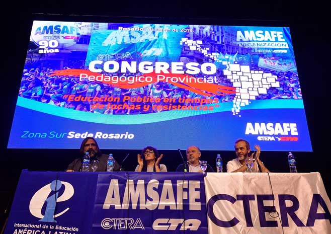 Se desarrolló en la ciudad de Rosario el Congreso Pedagógico Provincial de AMSAFE