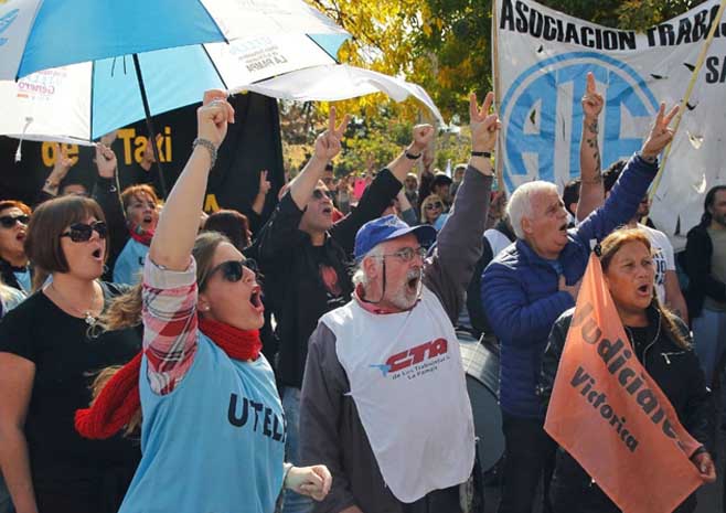 UTELPa en el paro general del 30 de abril